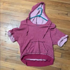 Short sleeve sweat shirt